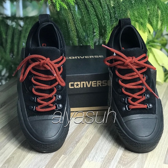 NWT Converse Ctas Descent OX Black WMNS AUTHENTIC - Picture 4 of 6